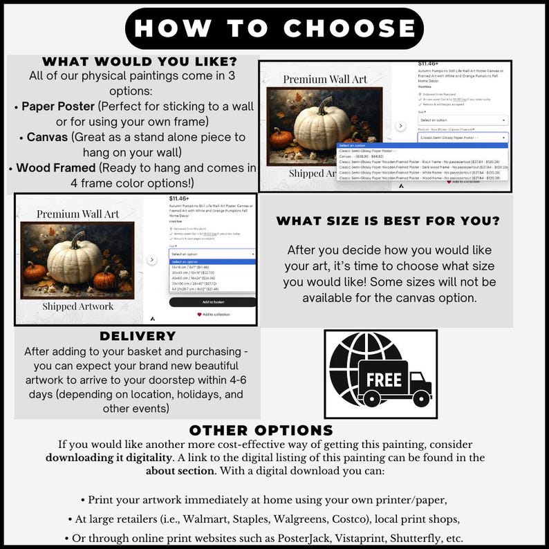 Halloween Witch's Flight - Mystical Autumn Artwork | Poster | Canvas | Framed Wooden Painting